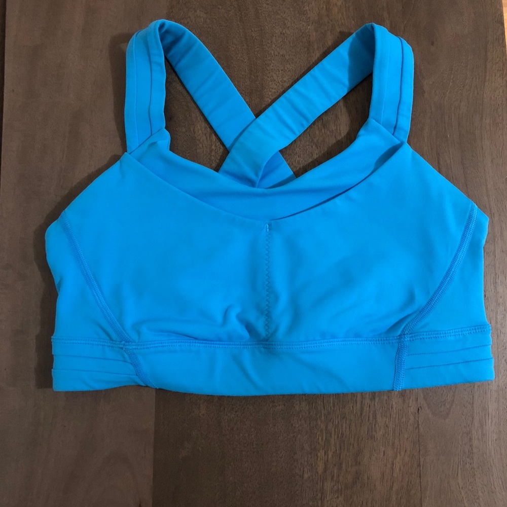 Bright Blue Lululemon Sports Bra